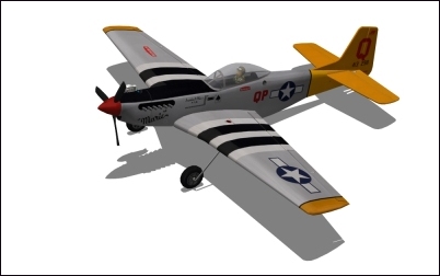Image of the P-51 PTS by Hangar 9 Step 4.